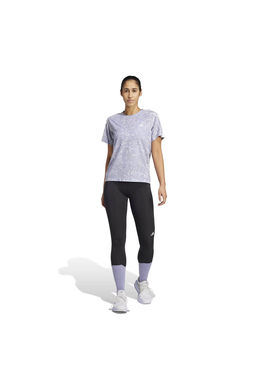 adidas Kadın  Gri  T-shirt OTR E AOP TEE W JD7758