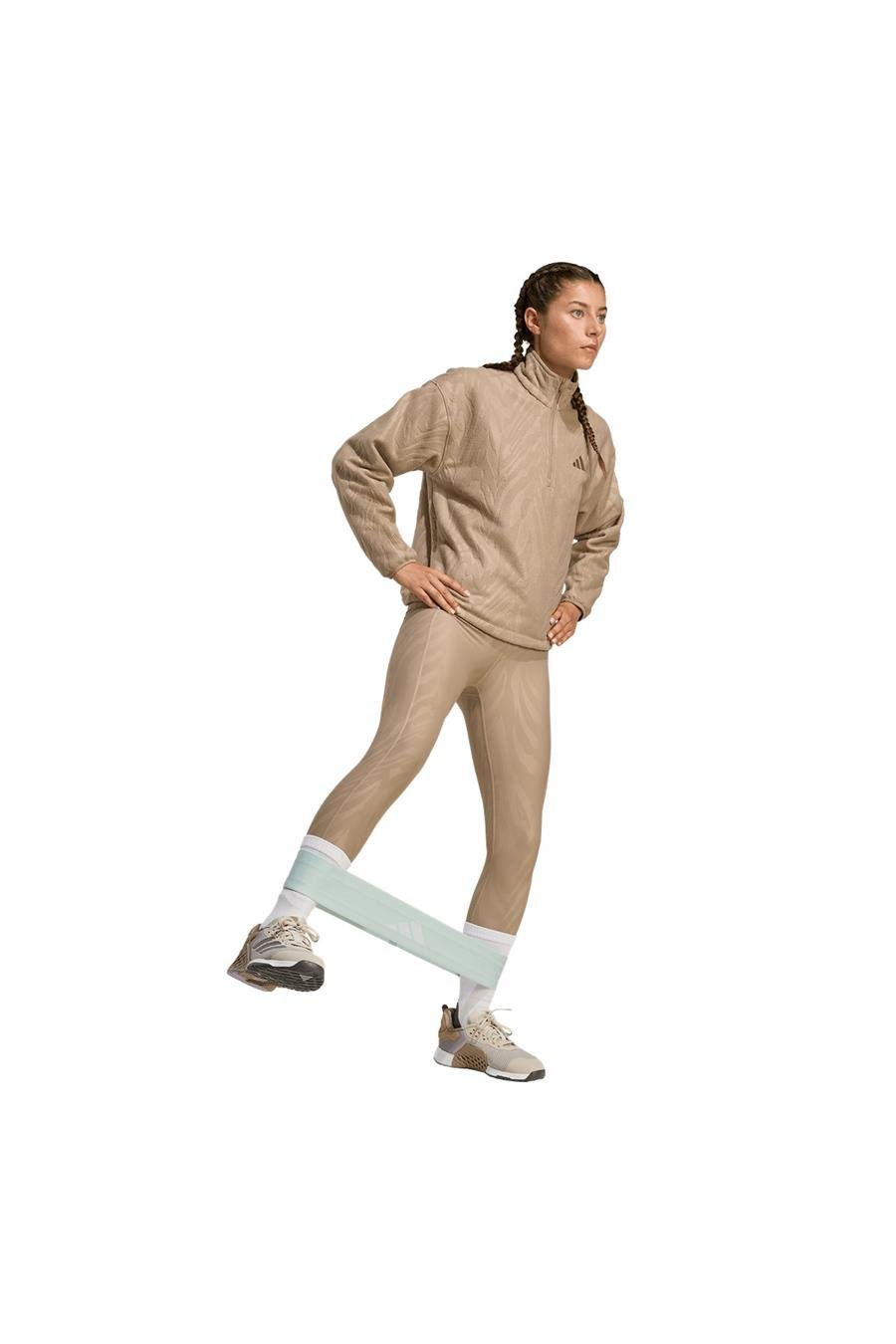 adidas Kadın  Kahverengi  Ceket AOP POLARFLEECE JX3122