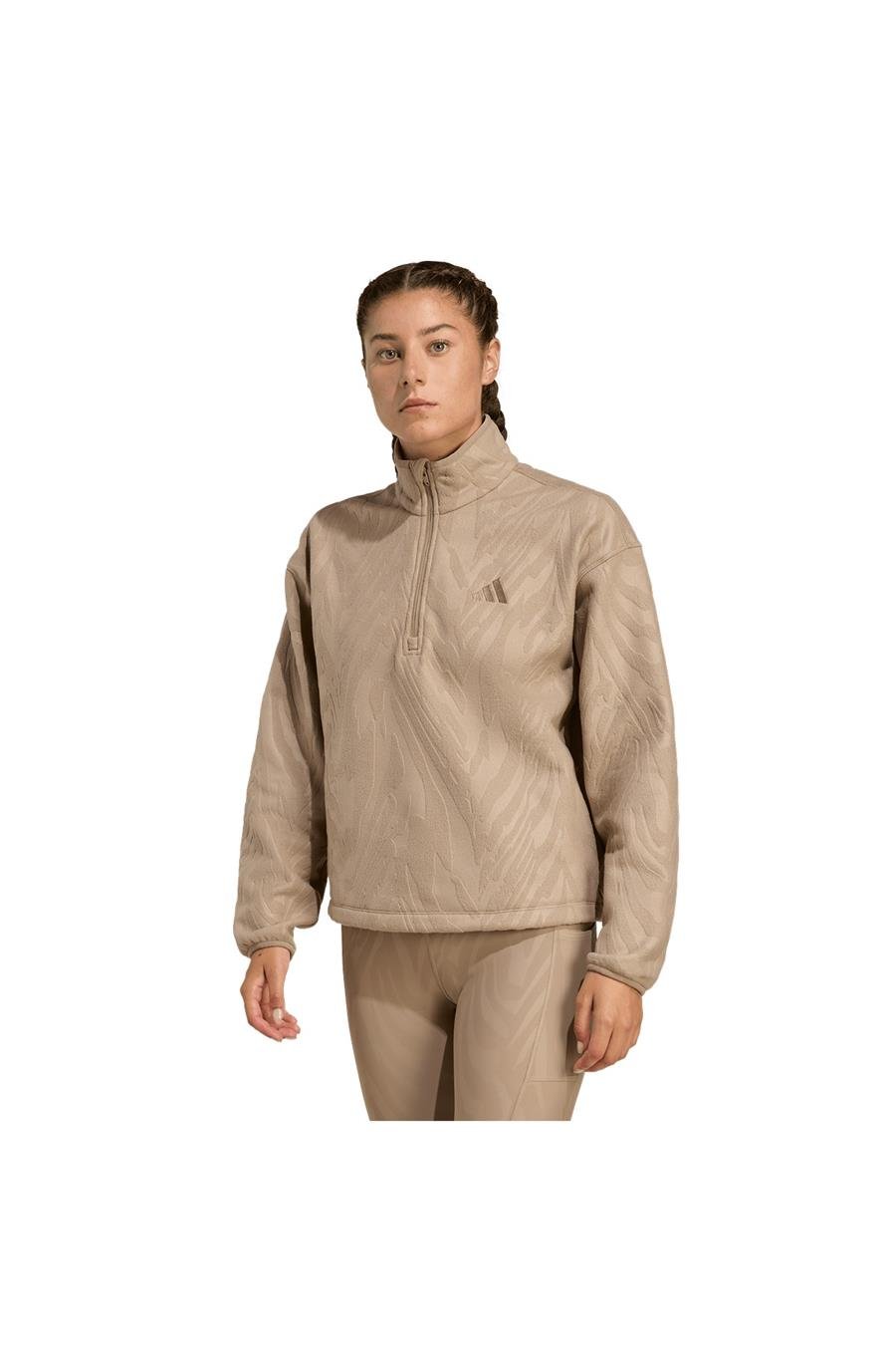 adidas Kadın  Kahverengi  Ceket AOP POLARFLEECE JX3122