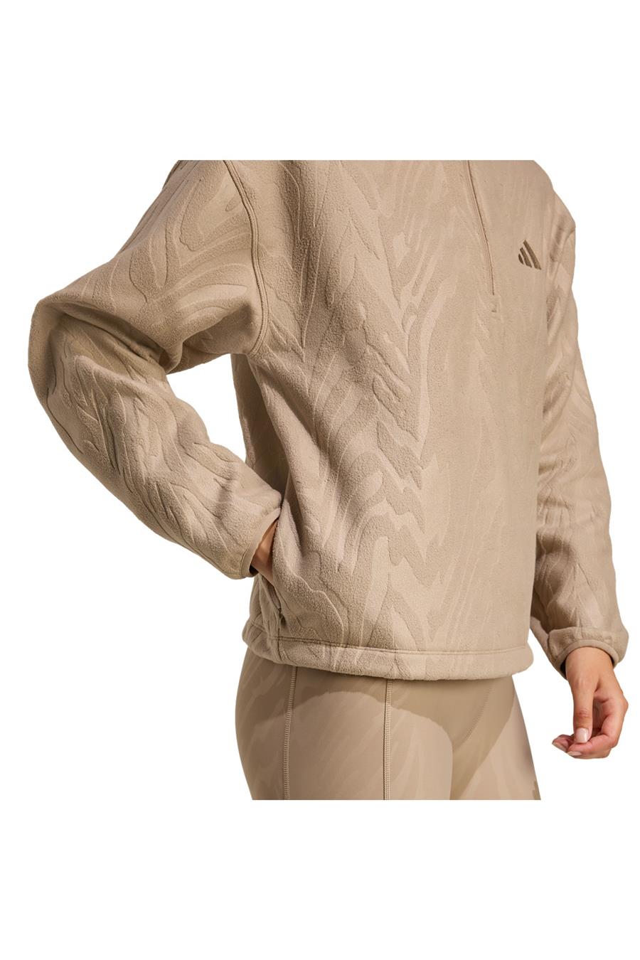 adidas Kadın  Kahverengi  Ceket AOP POLARFLEECE JX3122