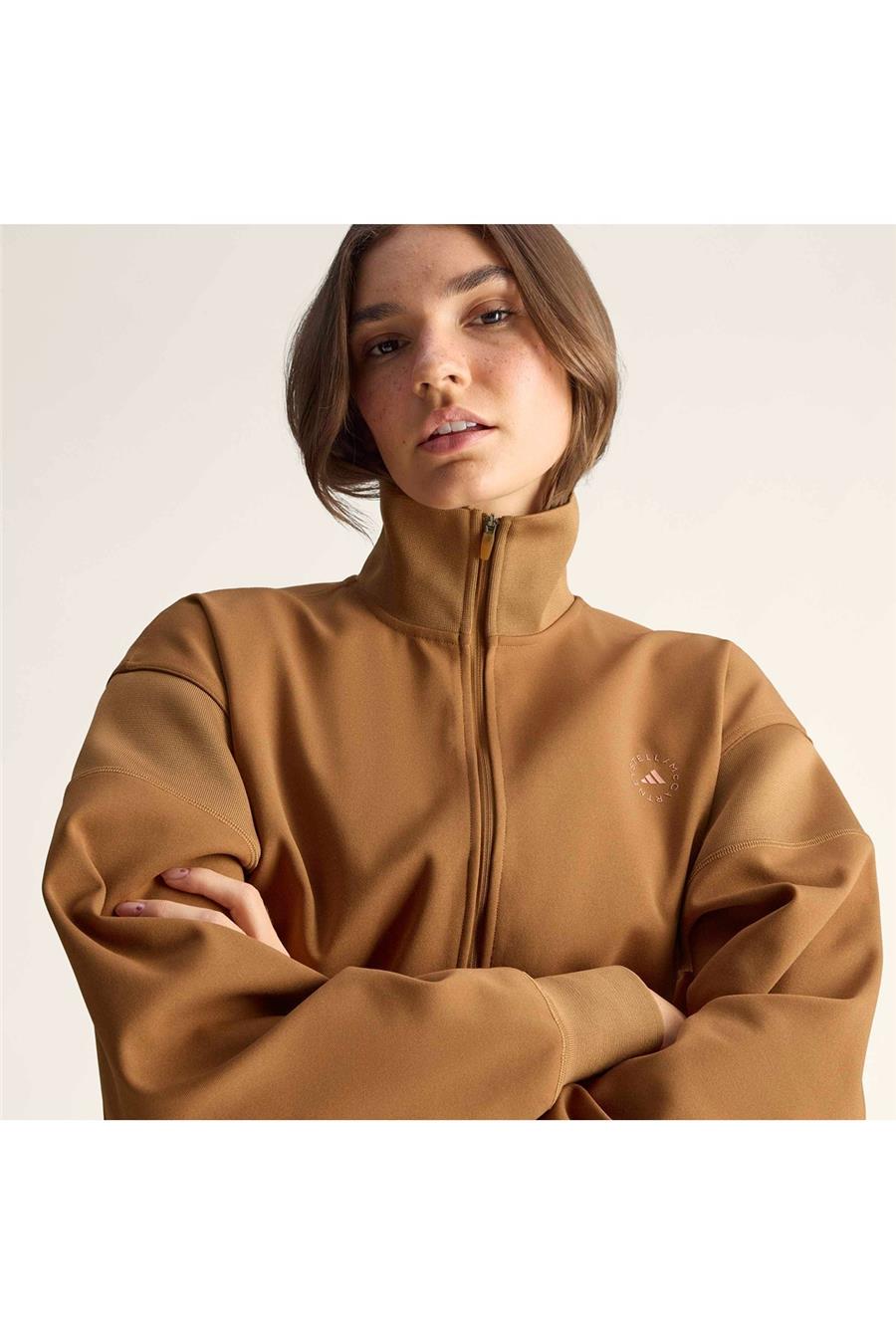 adidas  Kadın Kahverengi  Ceket aSMC KNITTED TT JX6782