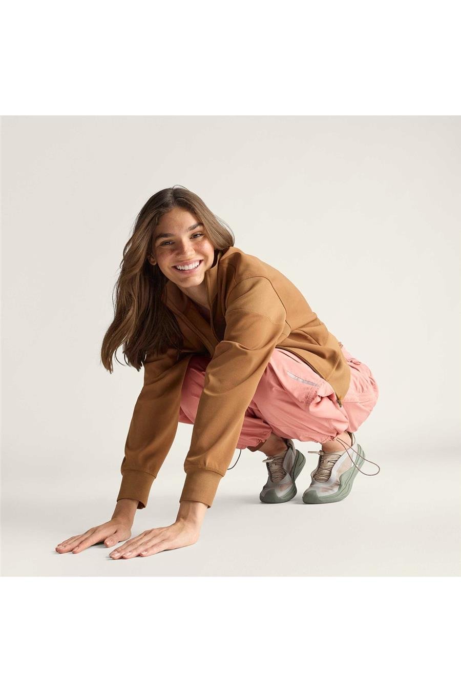 adidas  Kadın Kahverengi  Ceket aSMC KNITTED TT JX6782