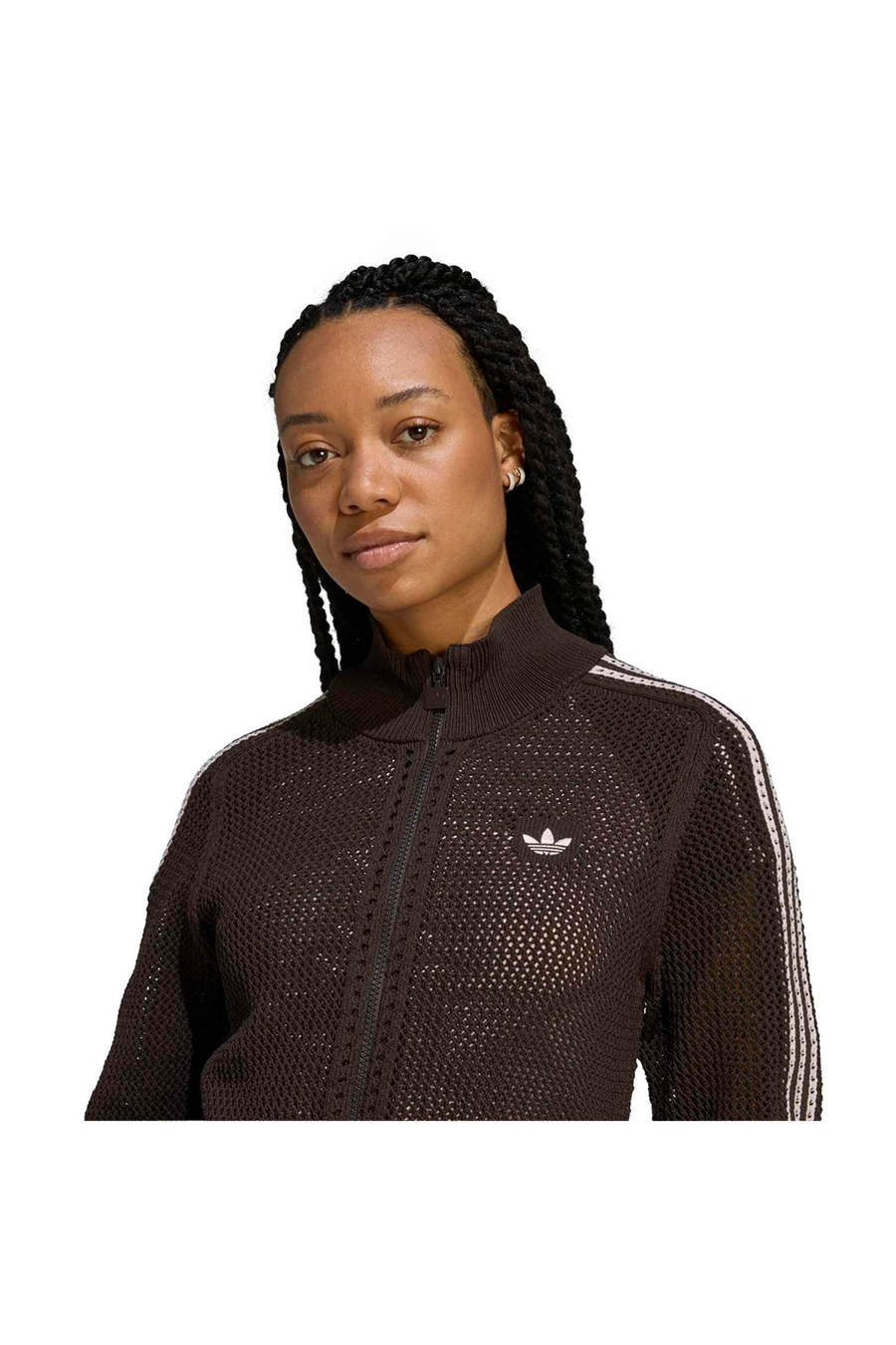 adidas Kadın  Kahverengi  Ceket CROCHET TT KE0202