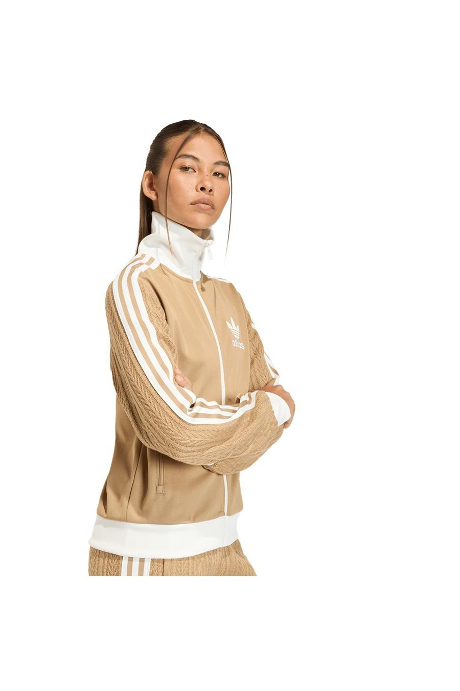 adidas Kadın  Kahverengi  Ceket KNIT TT OG KS7799