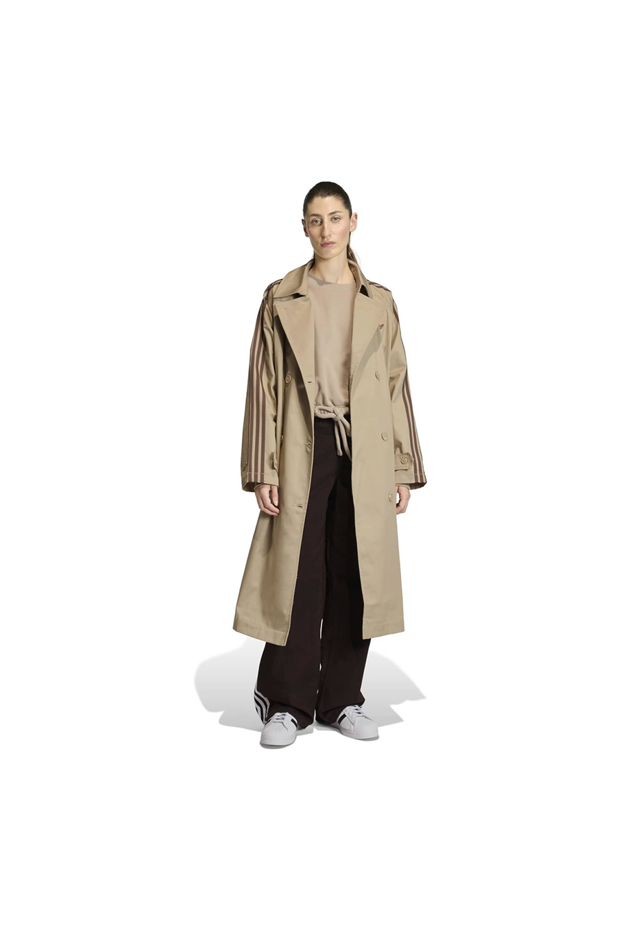 adidas Kadın  Kahverengi  Ceket TRENCH CT TW KD3734