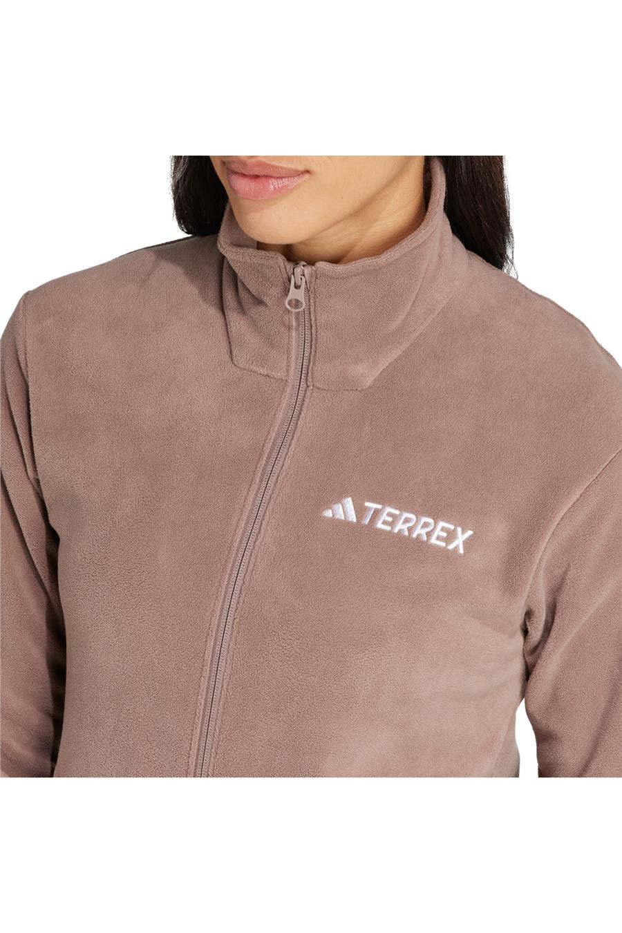 adidas Kadın  Kahverengi  Ceket W MT ESS FZ FL JM3112