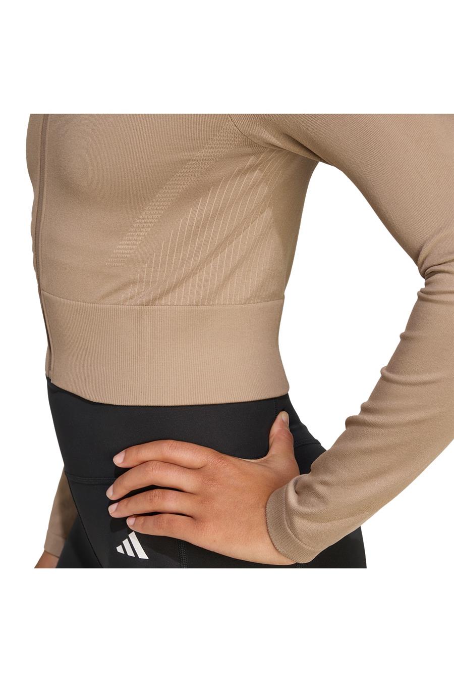 adidas Kadın  Kahverengi  Ceket WE KNIT JKT JY3484