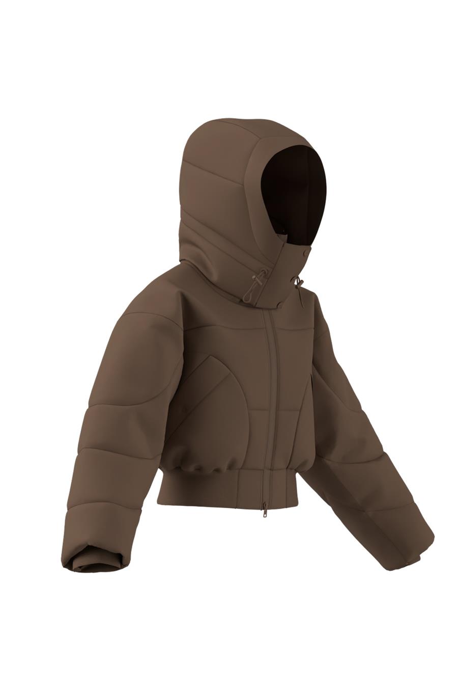 adidas Kadın  Kahverengi  Mont aSMC CROP PUF JM3652