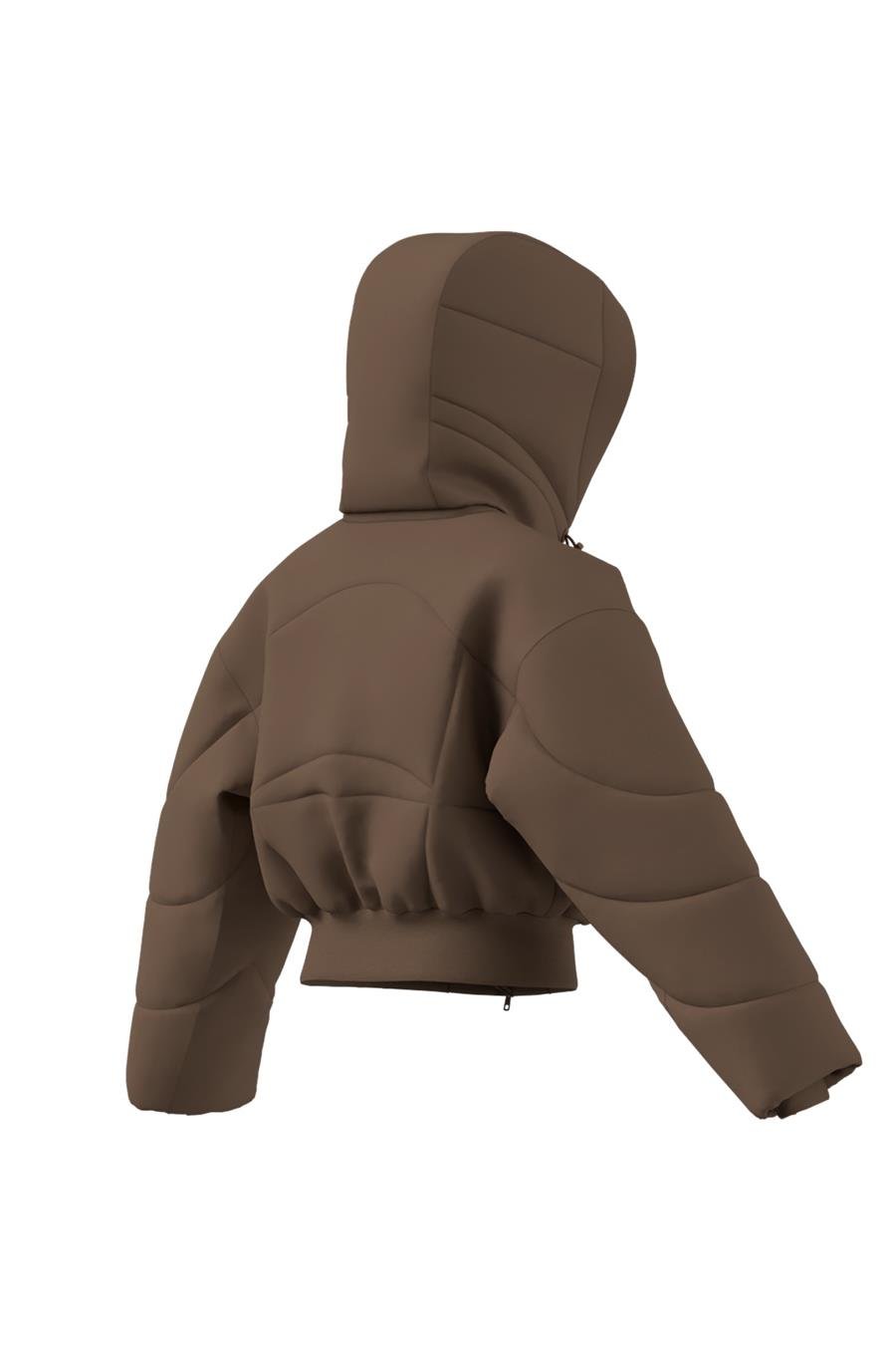 adidas Kadın  Kahverengi  Mont aSMC CROP PUF JM3652