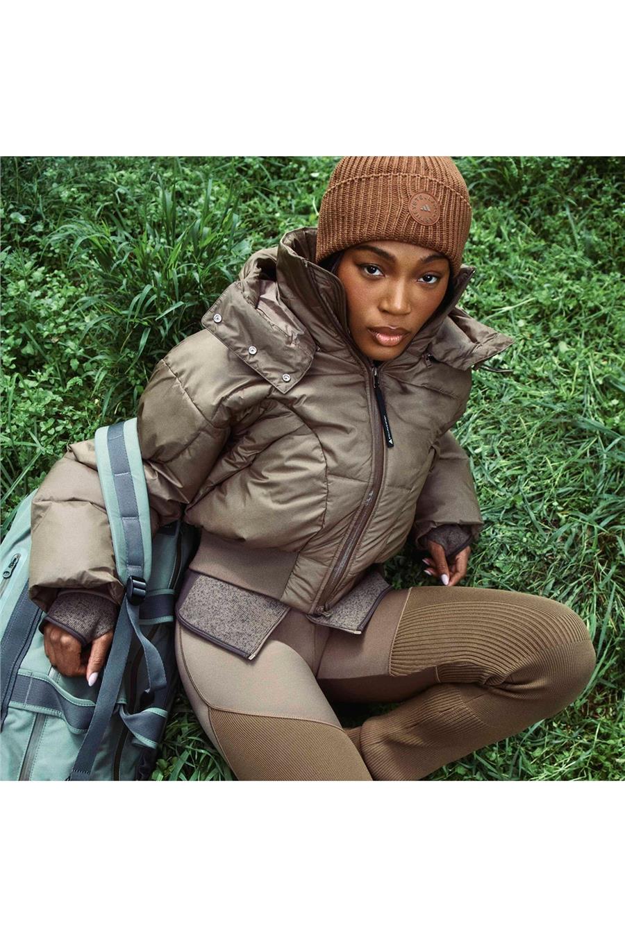 adidas Kadın  Kahverengi  Mont aSMC CROP PUF JM3652