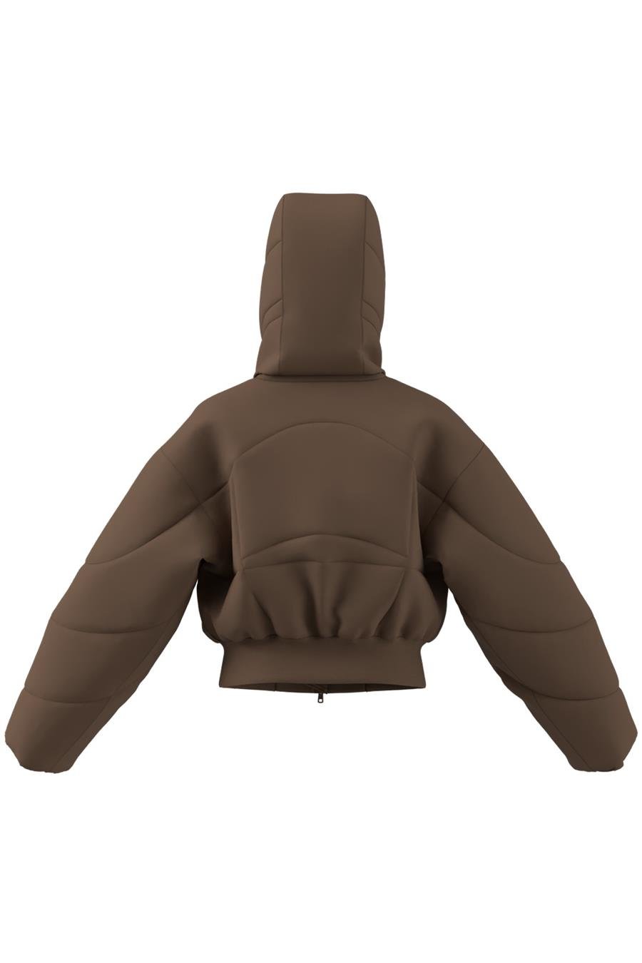 adidas Kadın  Kahverengi  Mont aSMC CROP PUF JM3652