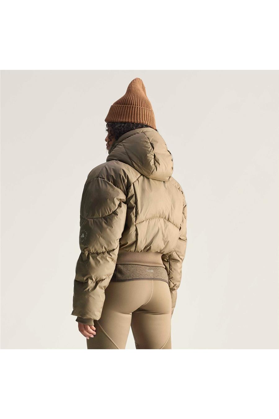 adidas Kadın  Kahverengi  Mont aSMC CROP PUF JM3652