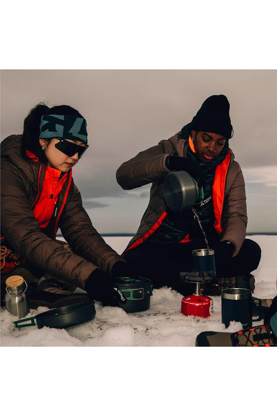 adidas Kadın  Kahverengi  Mont W MT DOWN H J JZ9992