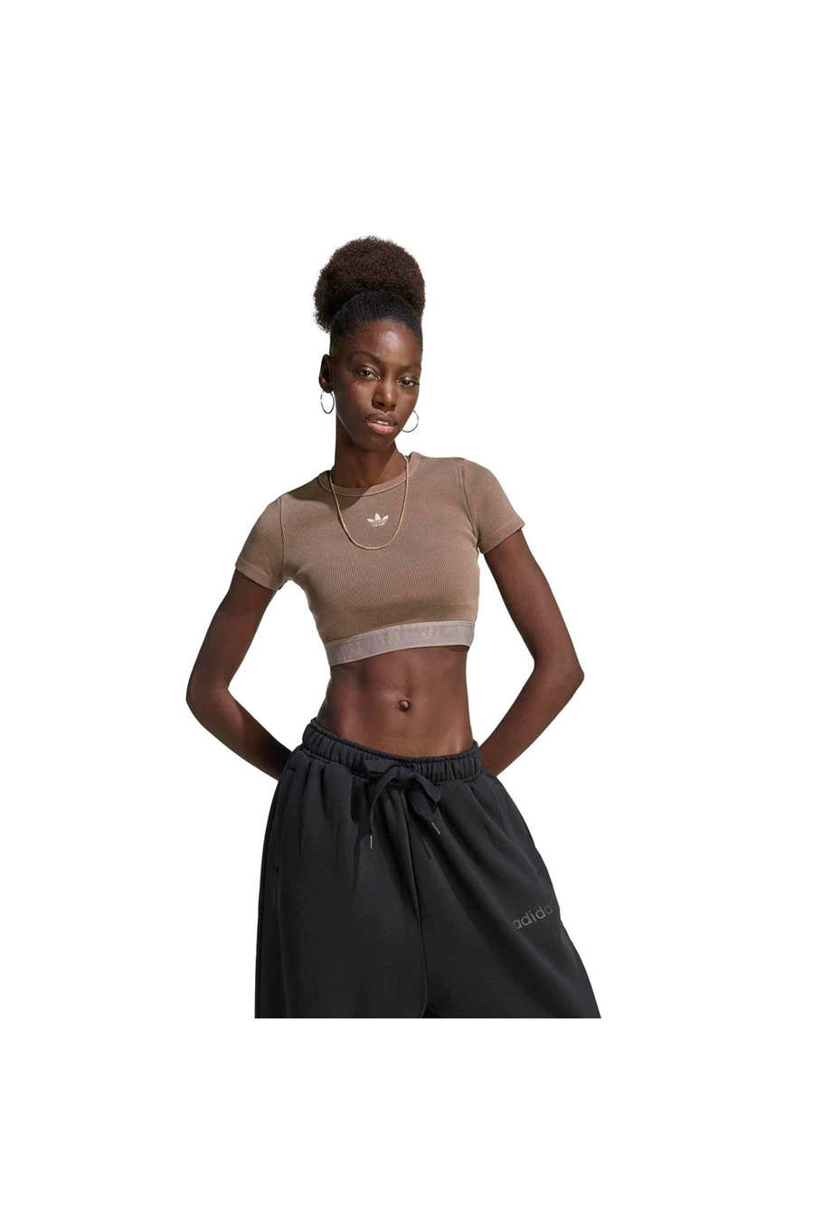 adidas Kadın  Kahverengi  T-shirt ESS WASH T KE3226