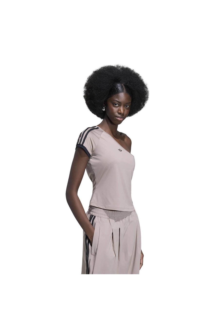 adidas  Kadın Kahverengi  T-shirt OFFSHOULDER TEE KY5181
