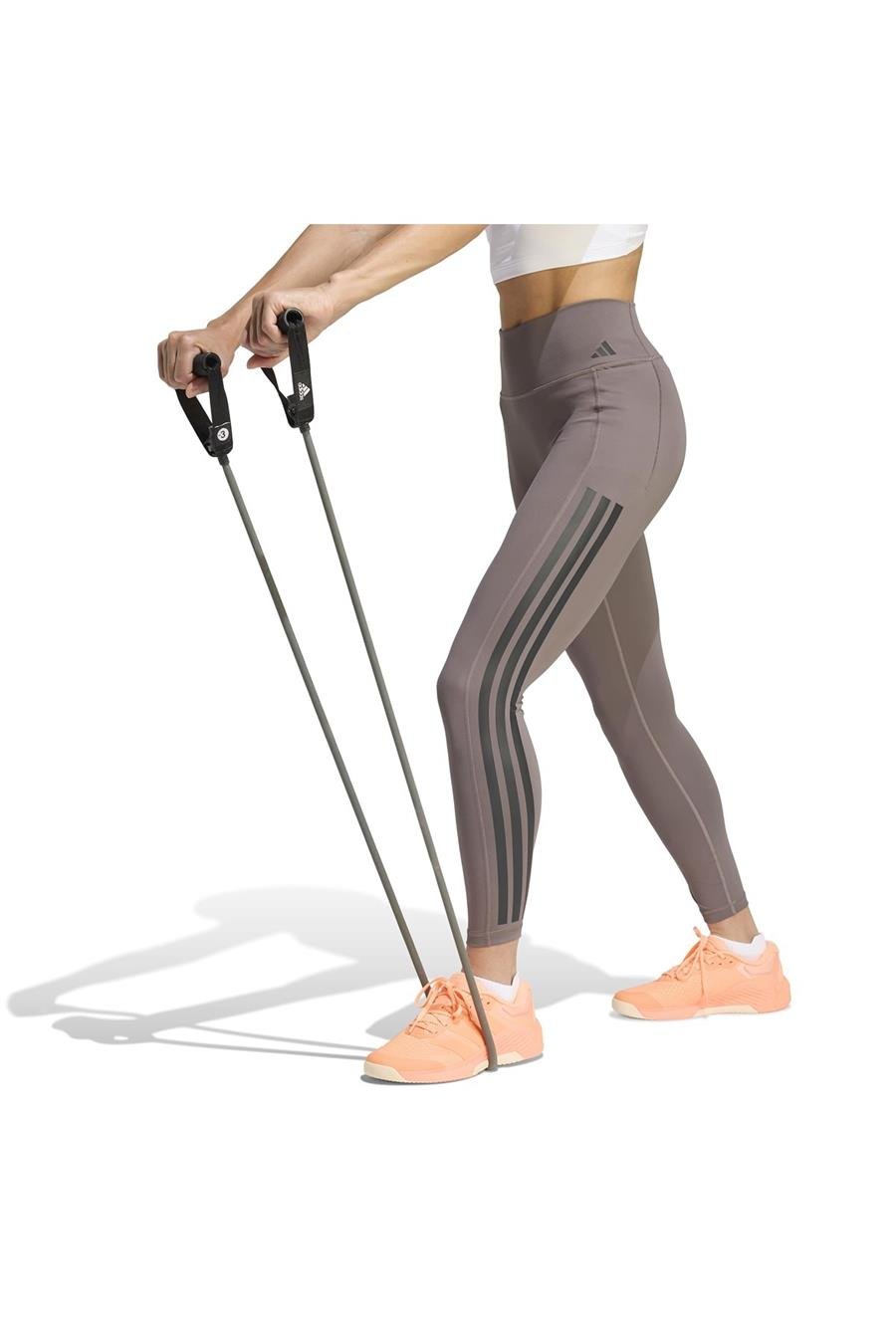 adidas Kadın  Kahverengi  Tayt OPT 3S 7/8 L KE7530