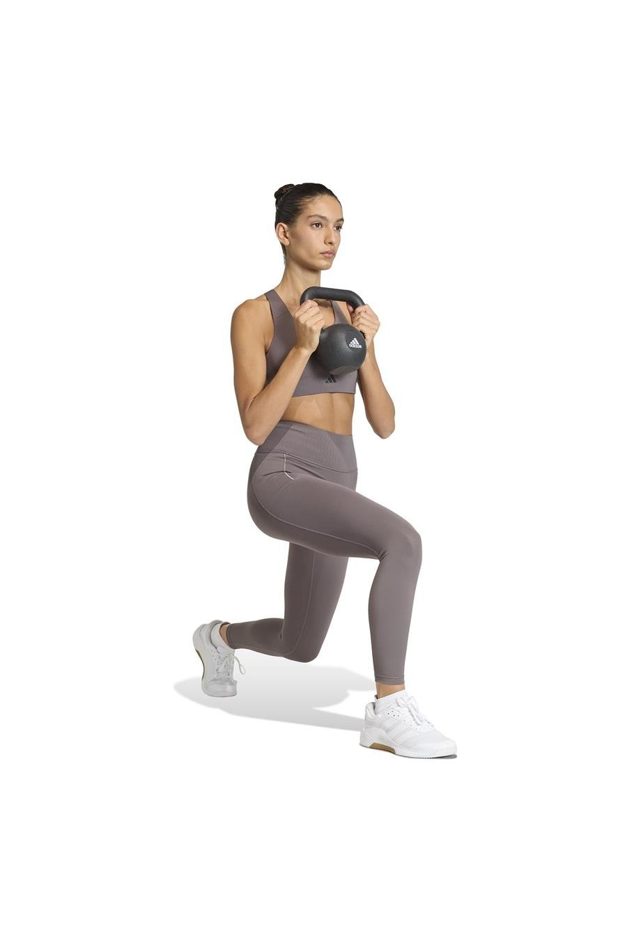 adidas Kadın  Kahverengi  Tayt OPT PL 7/8 L JZ1269