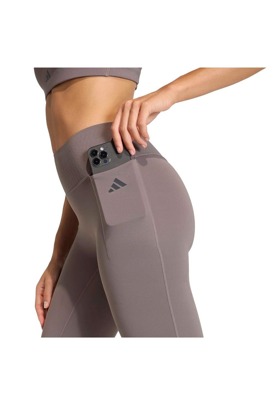 adidas Kadın  Kahverengi  Tayt OPT PL 7/8 L JZ1269