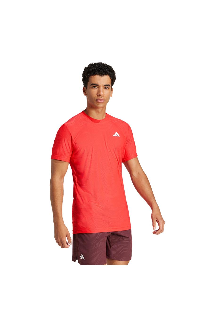 adidas Kadın  Kırmızı  T-Shirt FLFT TEE PRO JE3508