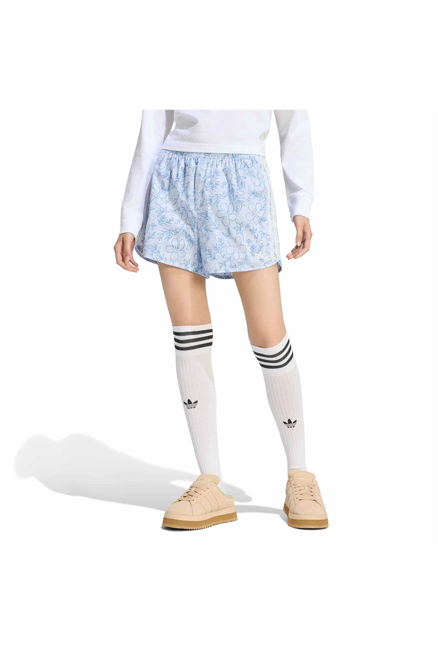 adidas Kadın  Mavi  Şort AOP SHORTS KW5830