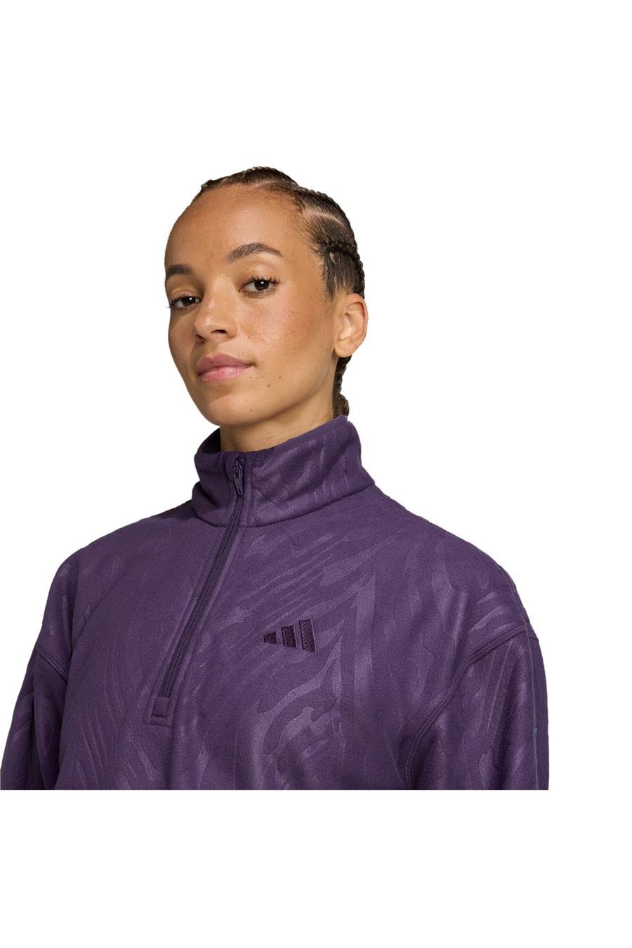 adidas  Kadın Mor  Ceket AOP POLARFLEECE JX7402