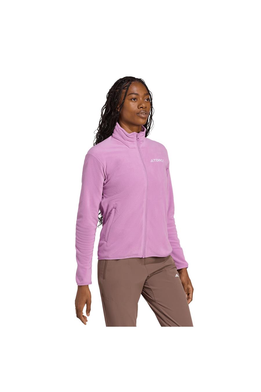 adidas Kadın  Mor  Ceket W MT ESS FZ FL JM3113