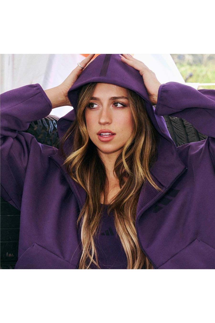 adidas Kadın  Mor  Ceket W Z.N.E. FZ KC4569