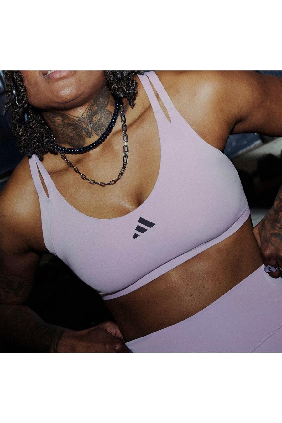 adidas Kadın  Mor  Sporcu Sütyeni AERIM LS STRNGT KA3794