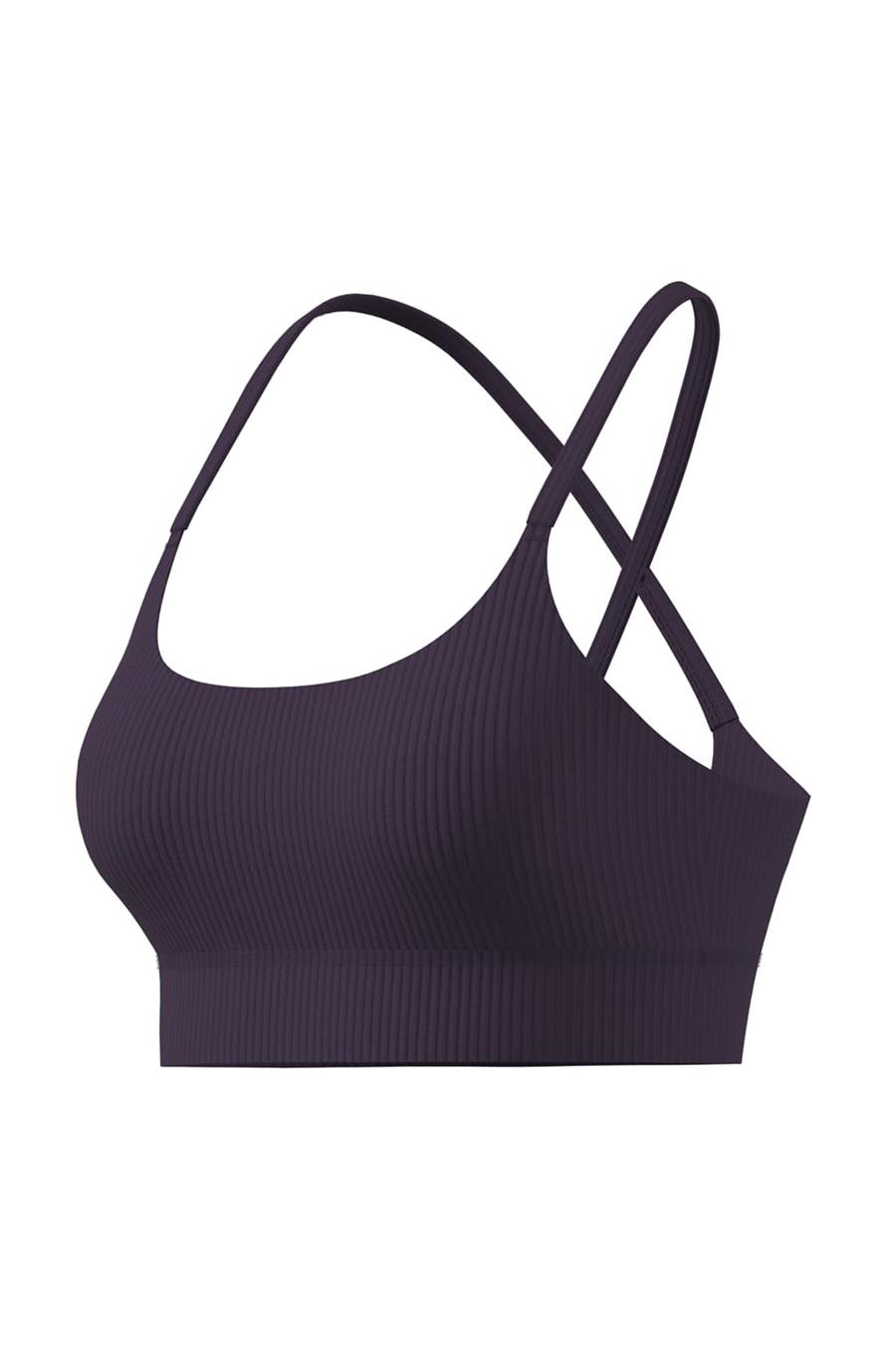 adidas Kadın  Mor  Sporcu Sütyeni ALL ME RIB LS JL5544