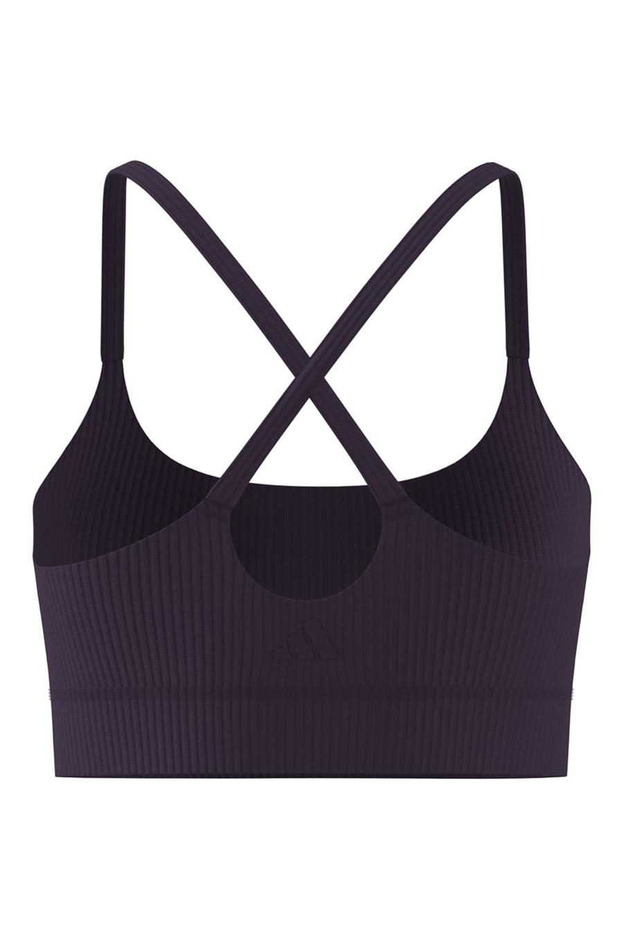 adidas Kadın  Mor  Sporcu Sütyeni ALL ME RIB LS JL5544