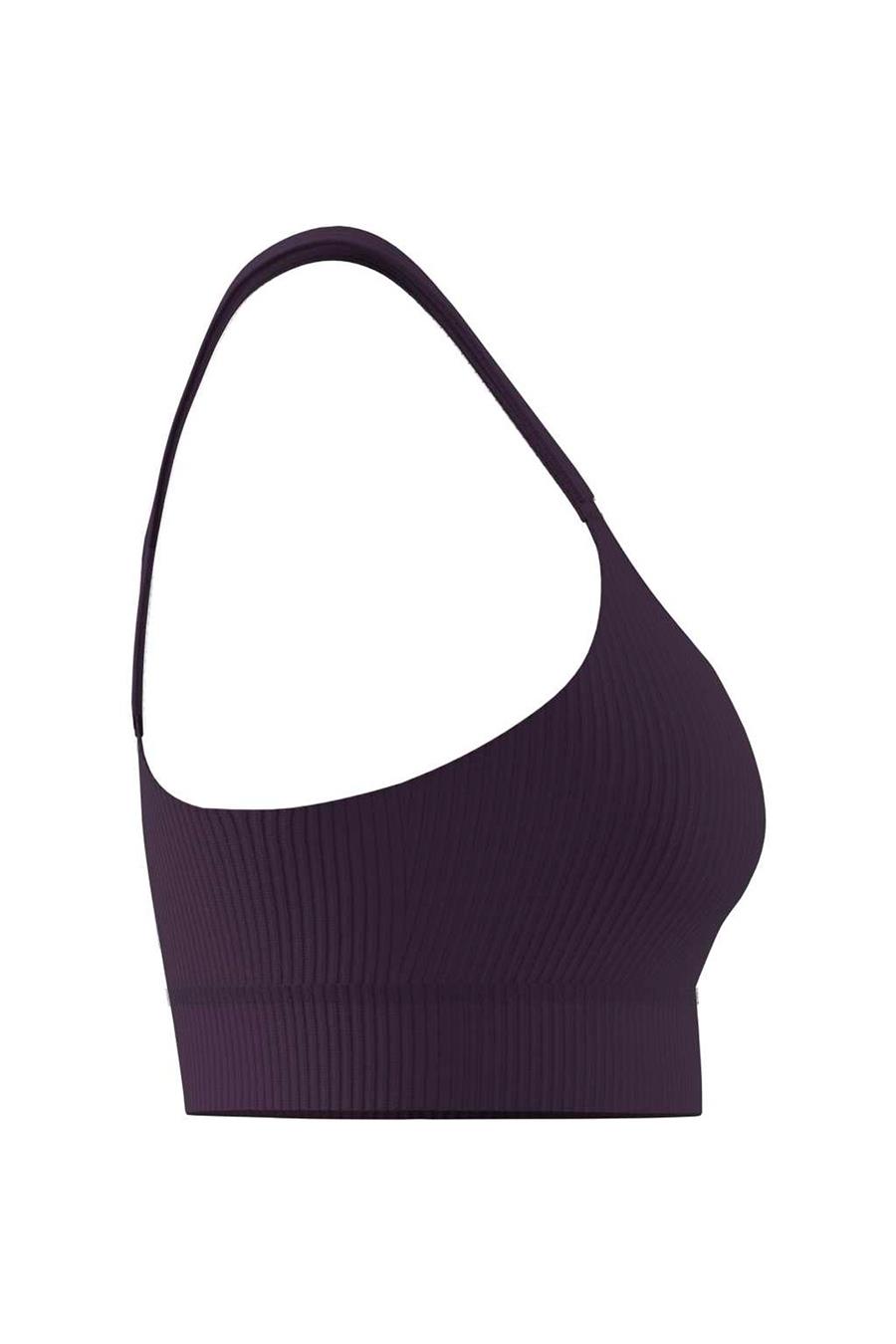 adidas Kadın  Mor  Sporcu Sütyeni ALL ME RIB LS JL5544