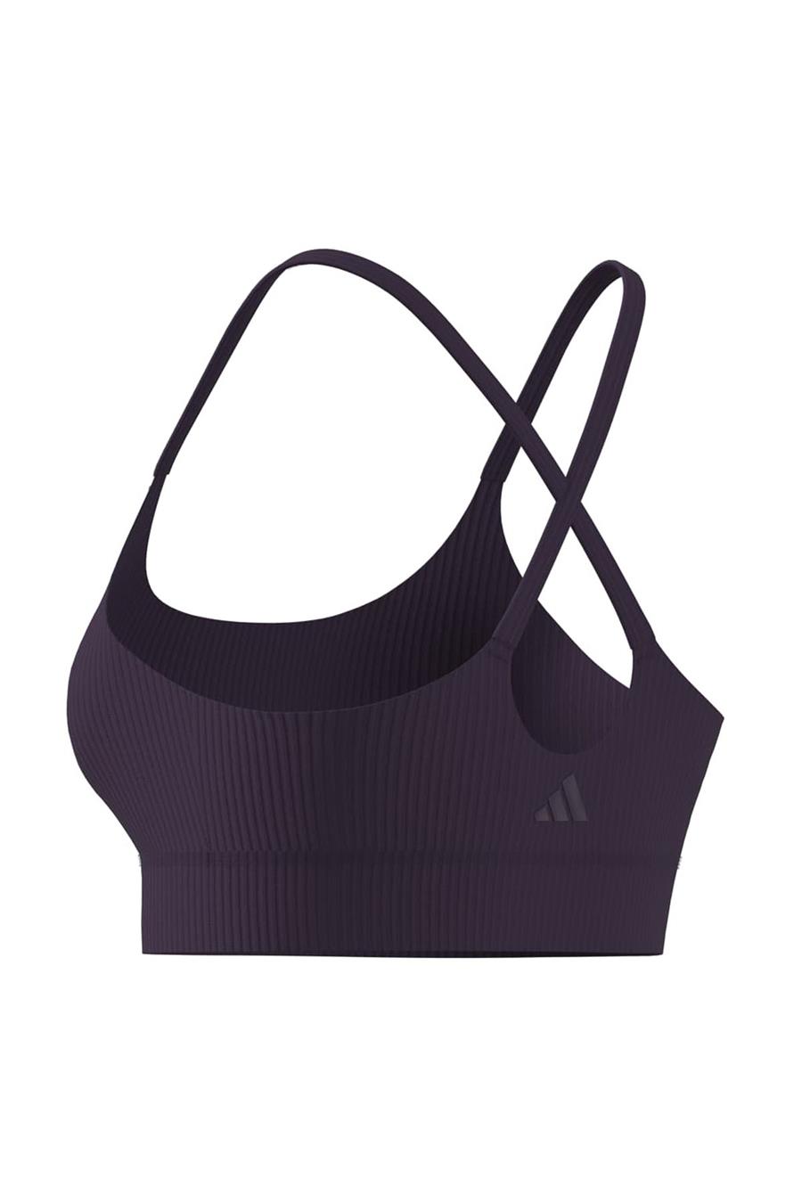 adidas Kadın  Mor  Sporcu Sütyeni ALL ME RIB LS JL5544