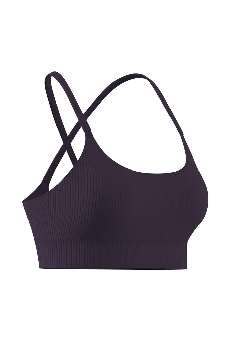 adidas Kadın  Mor  Sporcu Sütyeni ALL ME RIB LS JL5544