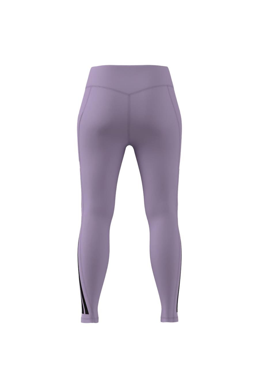 adidas Kadın  Mor  Tayt OPT 3S 1/1 JX7323