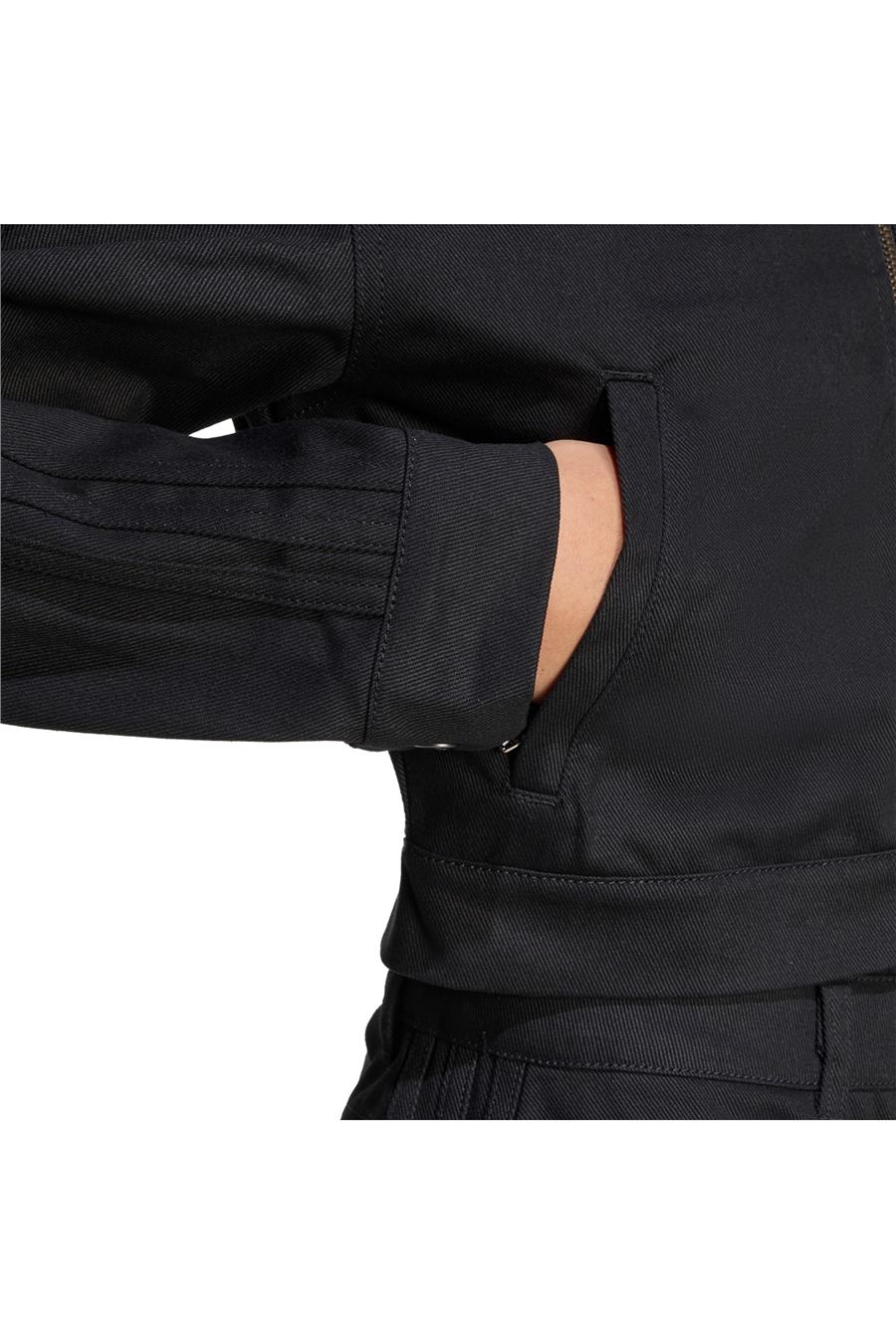 adidas Kadın  Siyah  Ceket FB CROP TT JW7267