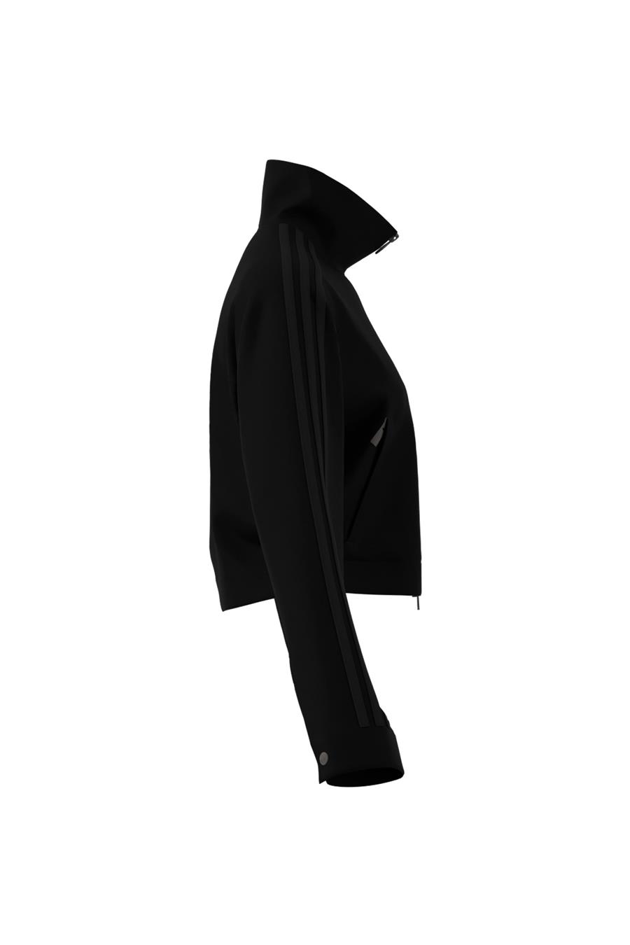 adidas Kadın  Siyah  Ceket FB CROP TT JW7267