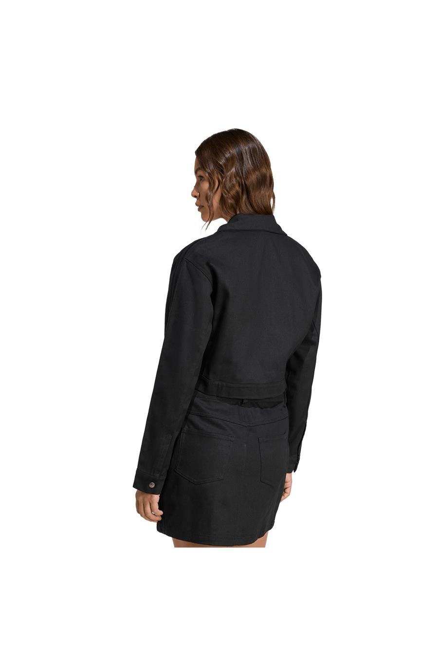 adidas Kadın  Siyah  Ceket FB CROP TT JW7267