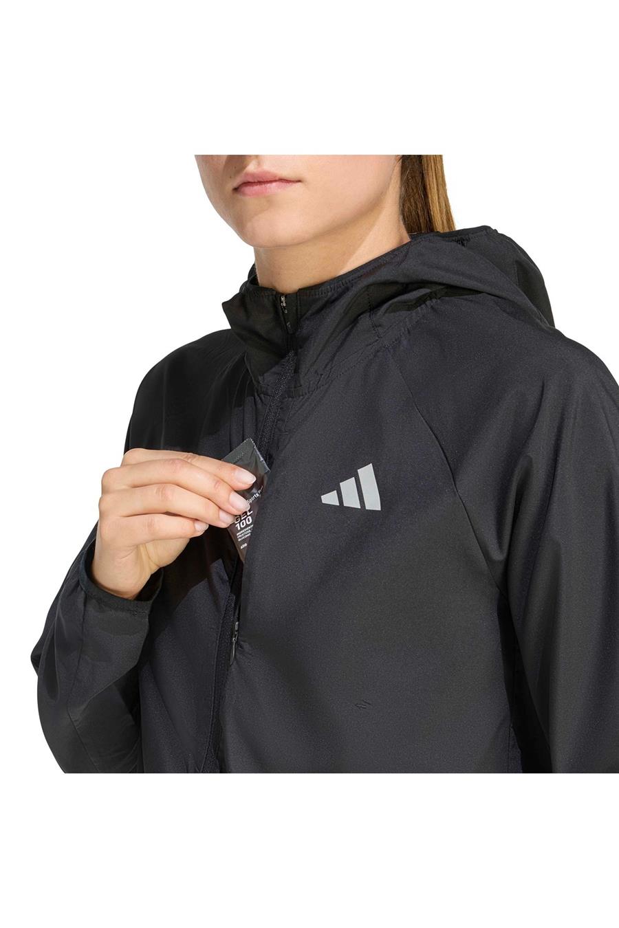 adidas Kadın  Siyah  Ceket Run Ess JKT W KA4339