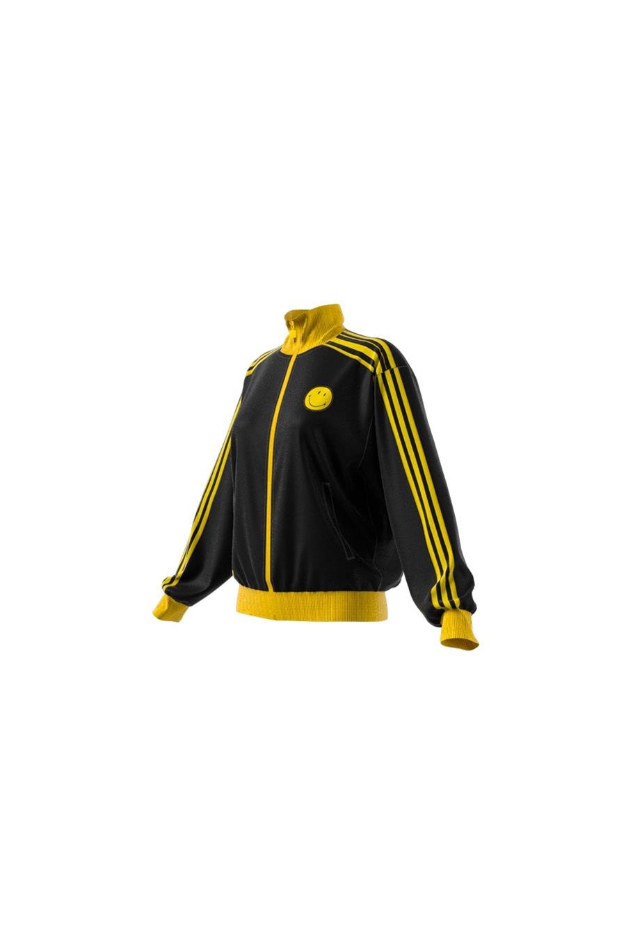 adidas Kadın  Siyah  Ceket SMILEY TRACKTOP JD2736