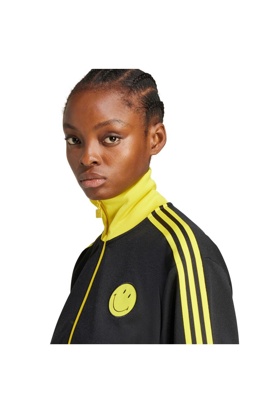 adidas Kadın  Siyah  Ceket SMILEY TRACKTOP JD2736