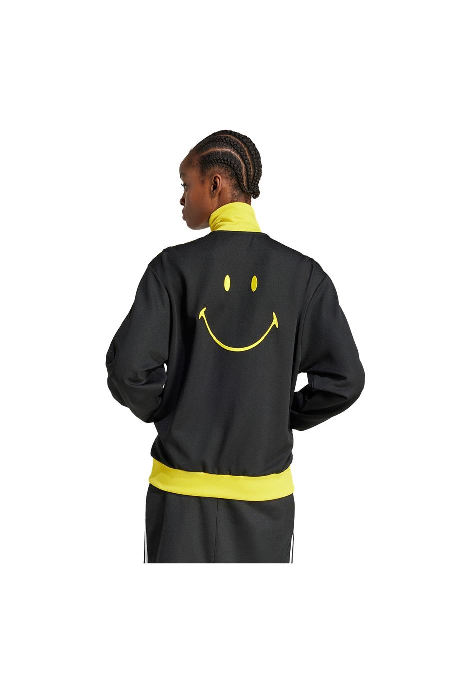 adidas Kadın  Siyah  Ceket SMILEY TRACKTOP JD2736