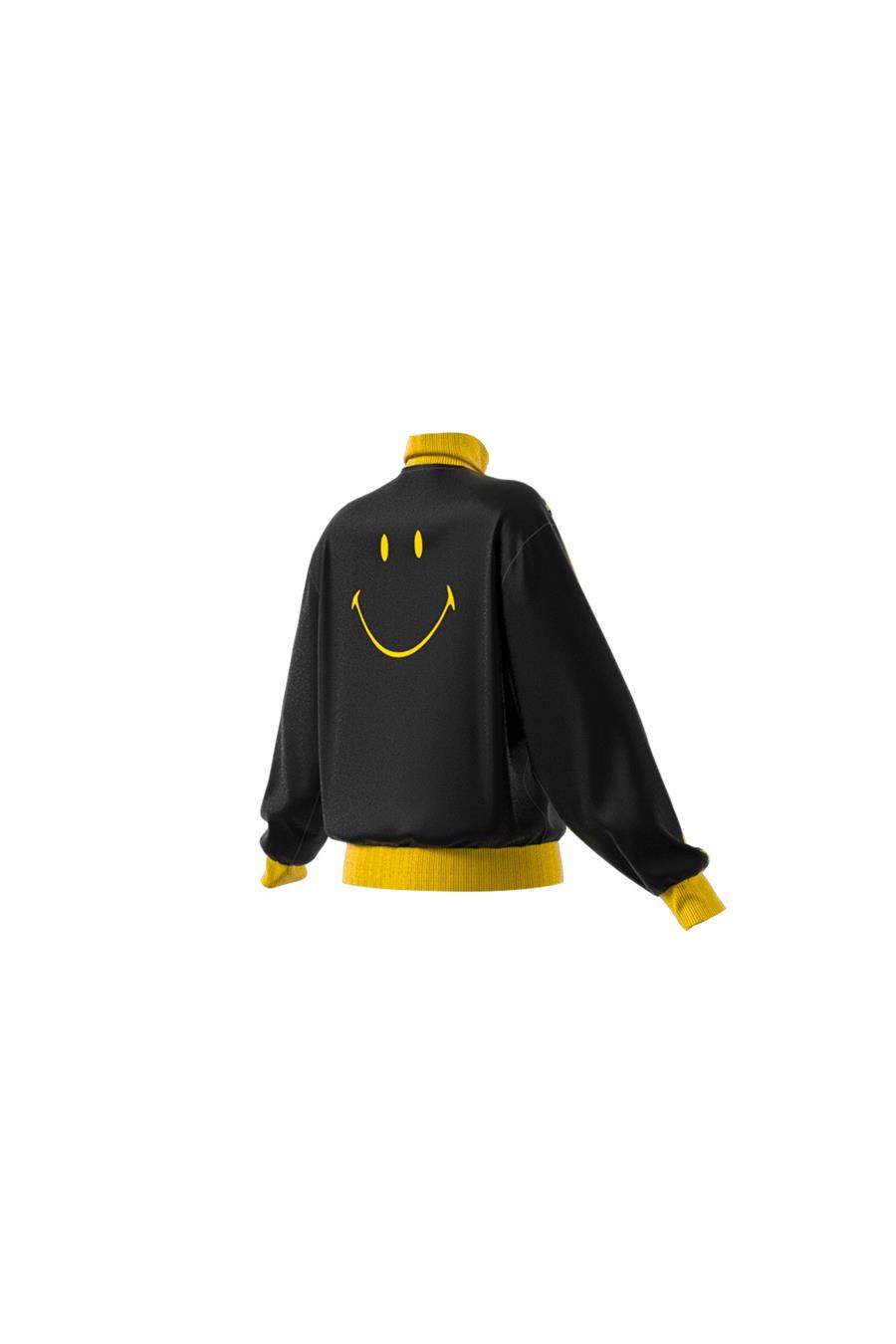 adidas Kadın  Siyah  Ceket SMILEY TRACKTOP JD2736