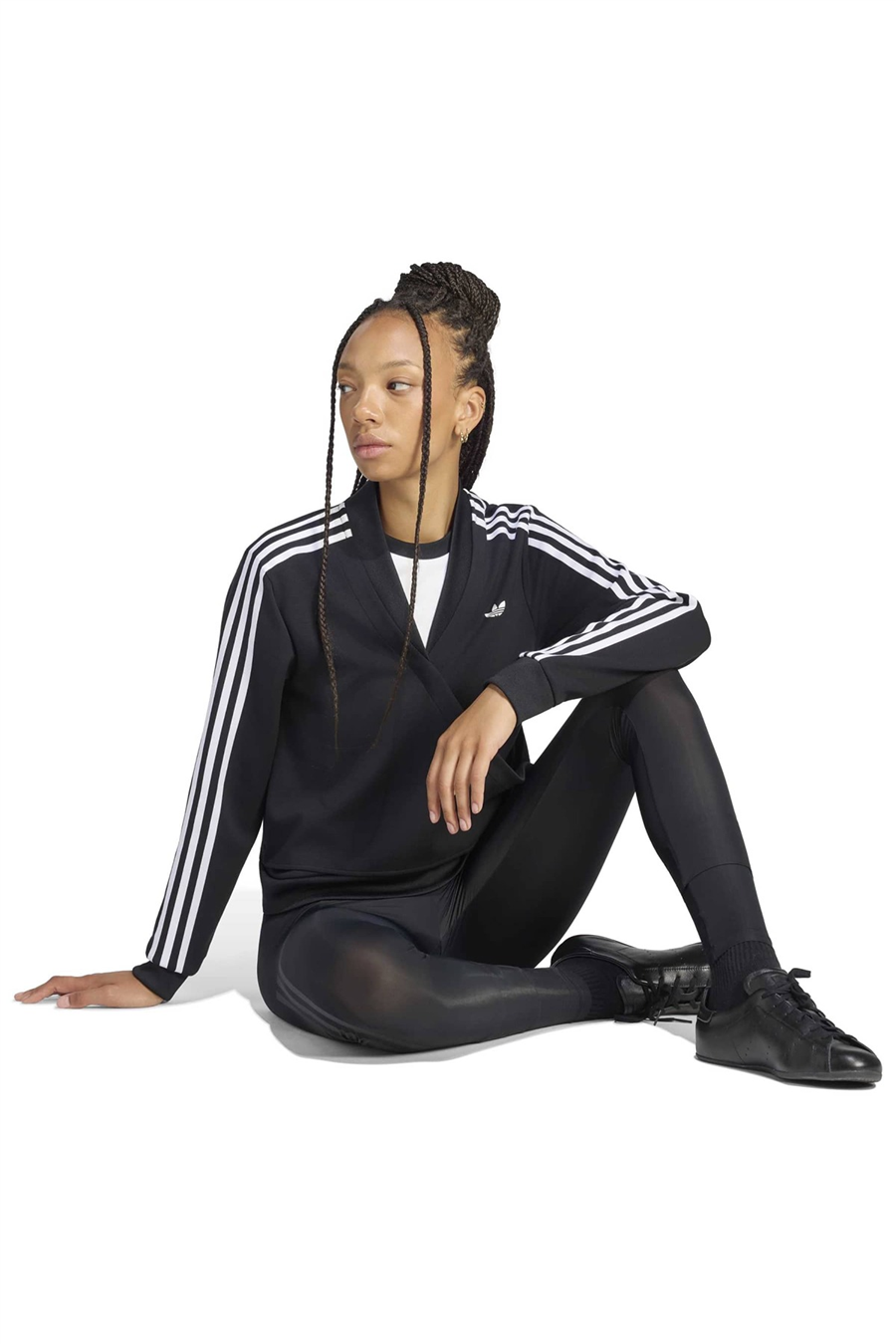 adidas Kadın  Siyah Ceket WRAP SSTR TT LD8921
