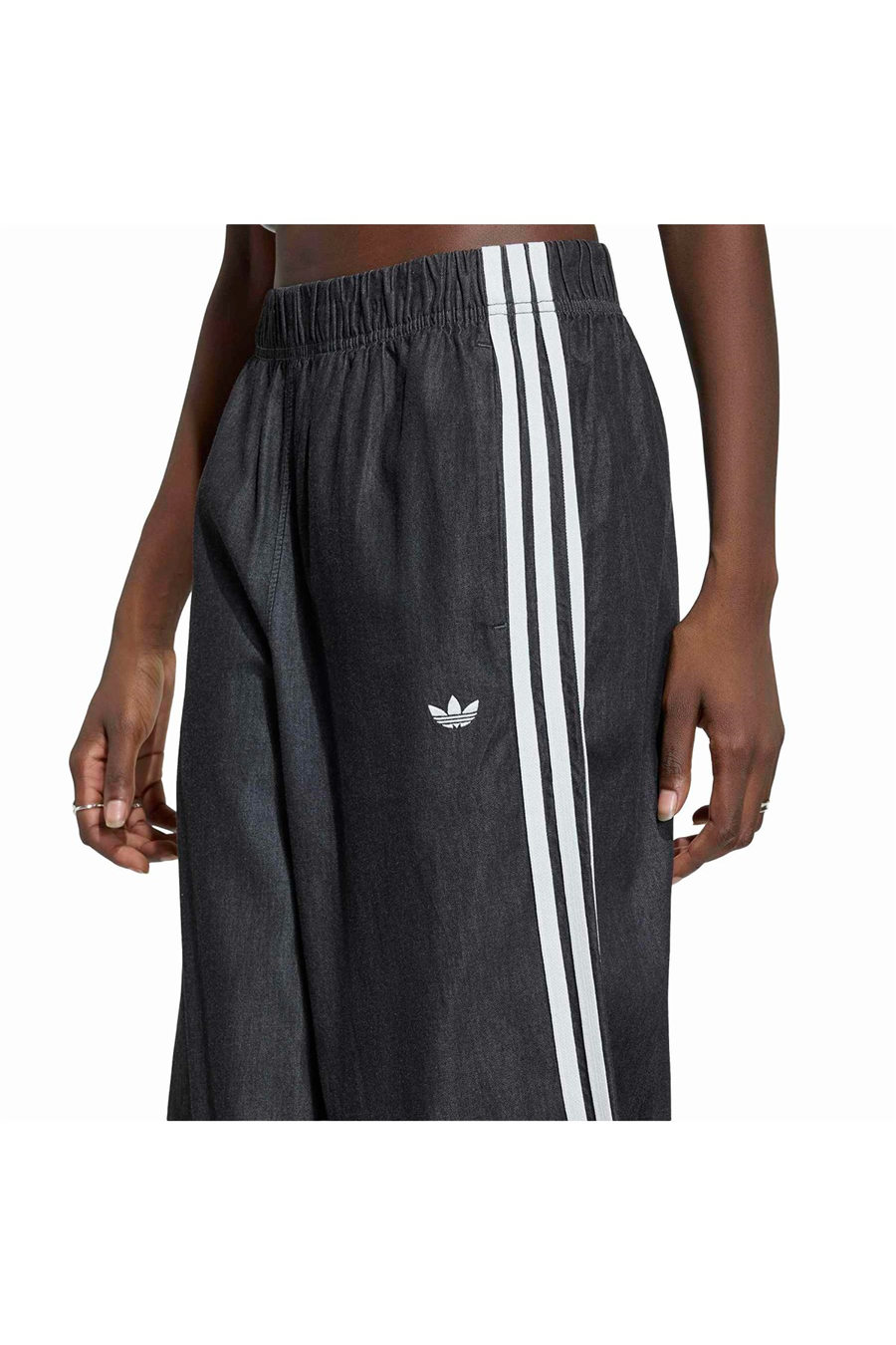 adidas Kadın  Siyah  Eşofman Altı DENIM WIDE LEG KY8112