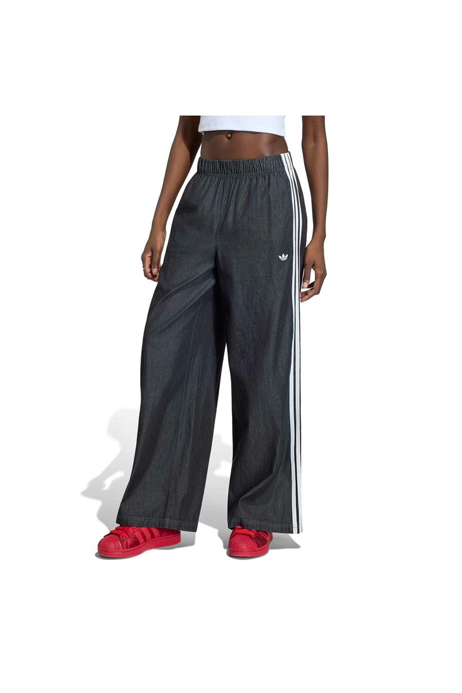 adidas Kadın  Siyah  Eşofman Altı DENIM WIDE LEG KY8112