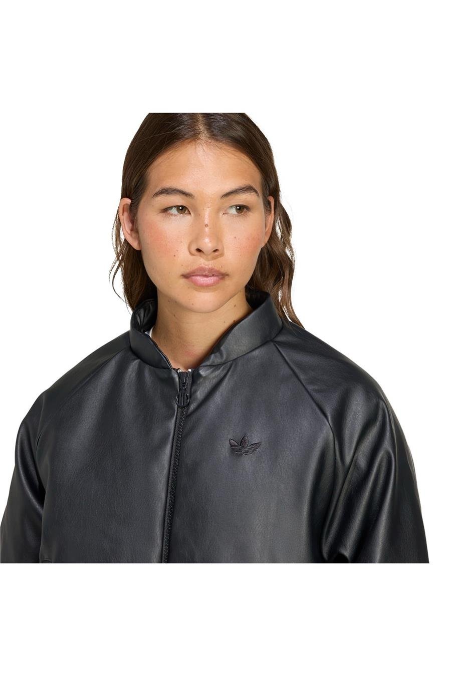 adidas Kadın  Siyah  Mont PLEATHER BOMBER JX5332