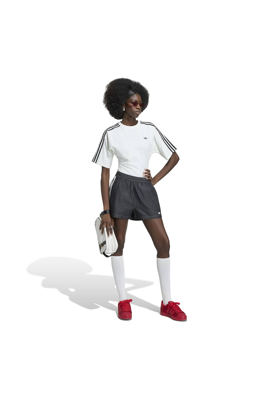 adidas Kadın  Siyah  Şort DENIM SHORTS KY3171