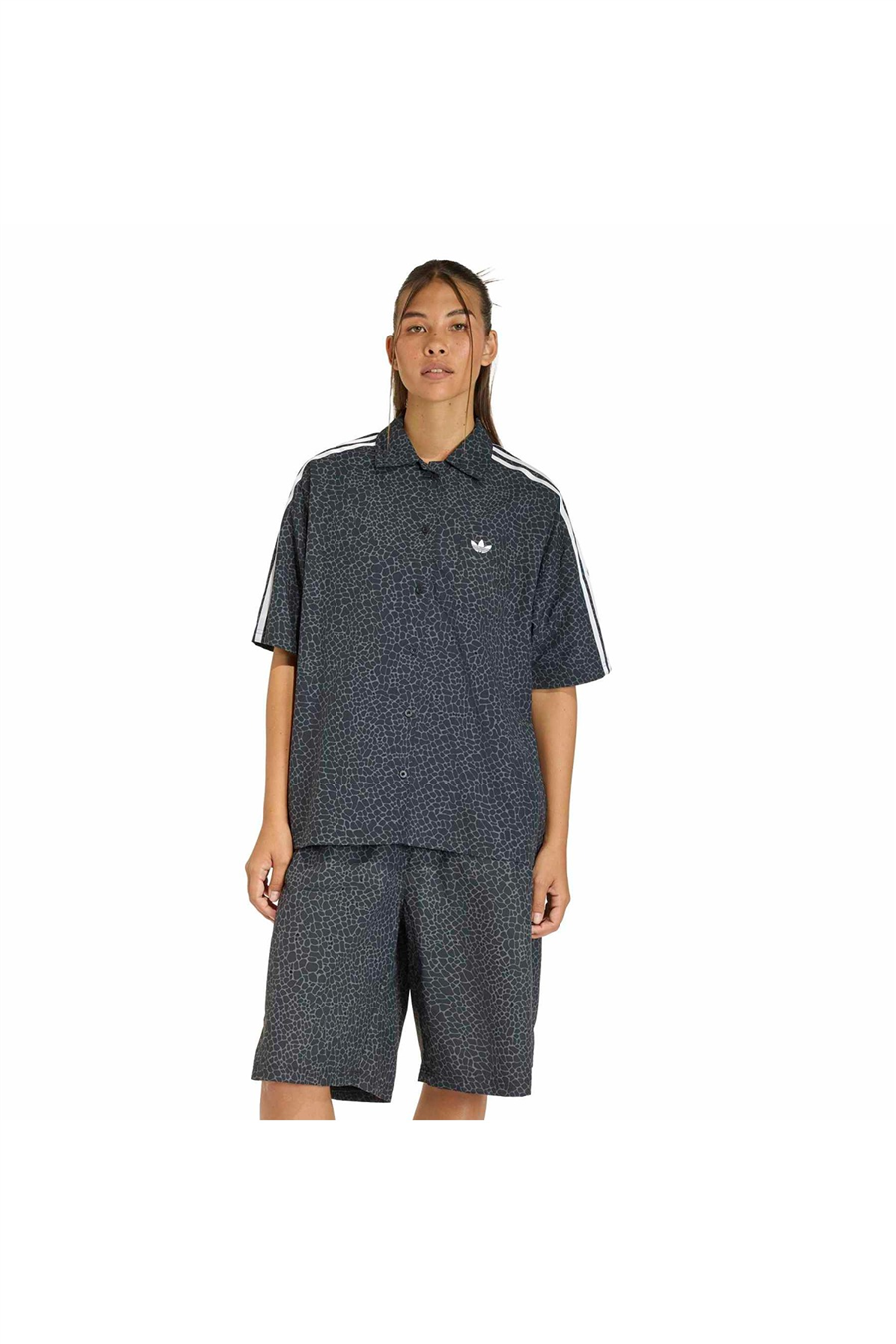 adidas Kadın  Siyah  T-shirt AOP SS SHIRT KD2828