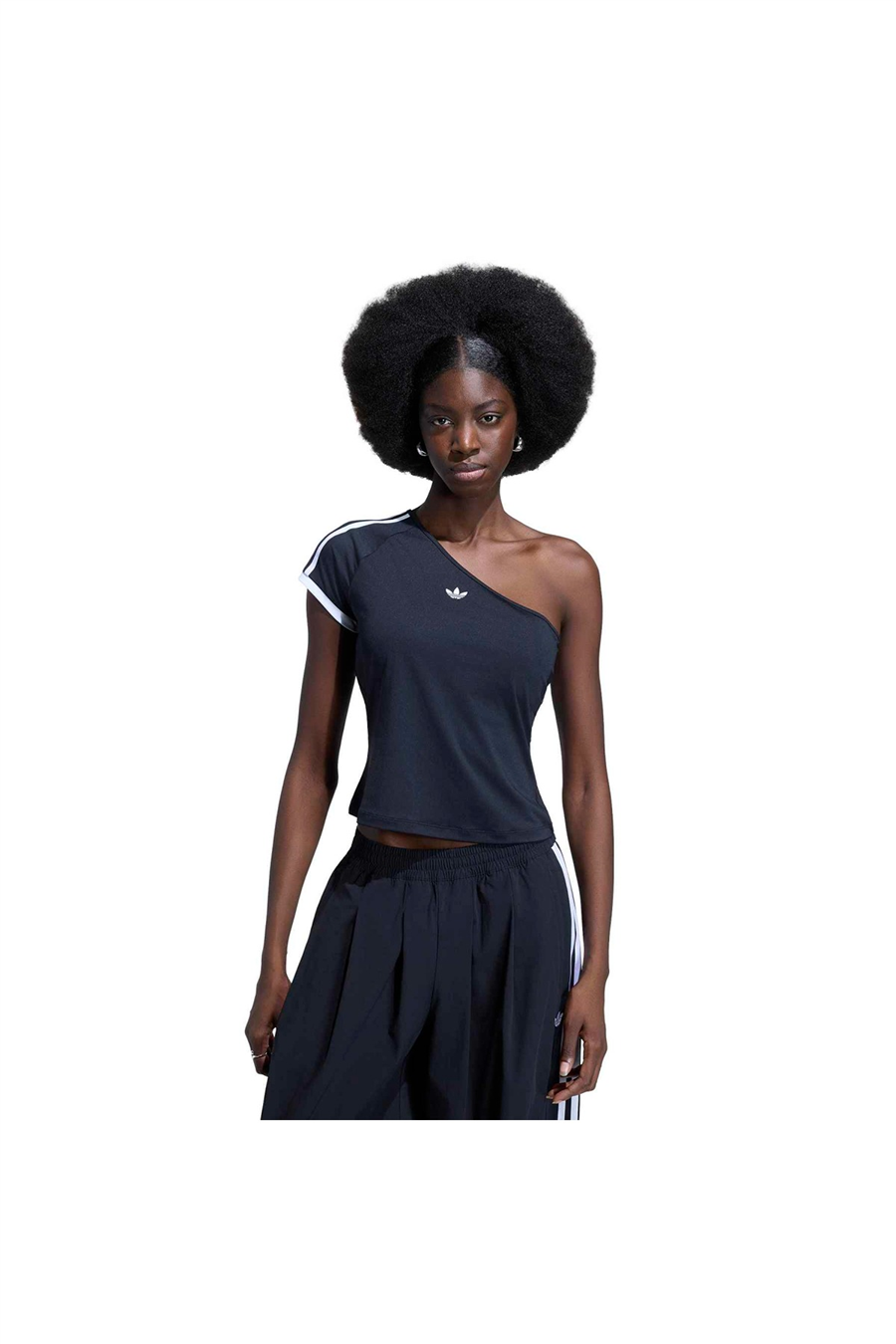adidas  Kadın Siyah  T-shirt OFFSHOULDER TEE KY5180