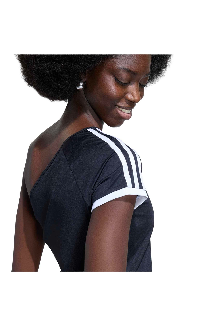 adidas  Kadın Siyah  T-shirt OFFSHOULDER TEE KY5180